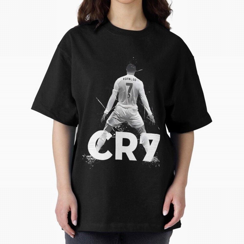 Cr7 Oversized T-Shirt Wear the Spirit of Match Day Hype around FIFA World Cup 2026, Cristiano Ronaldo, Haaland and CR7, England, Fan Favorite Moments, National Team Passion, Big Match Drama and Soccer History; Ideal for Fans Who Follow Messi,