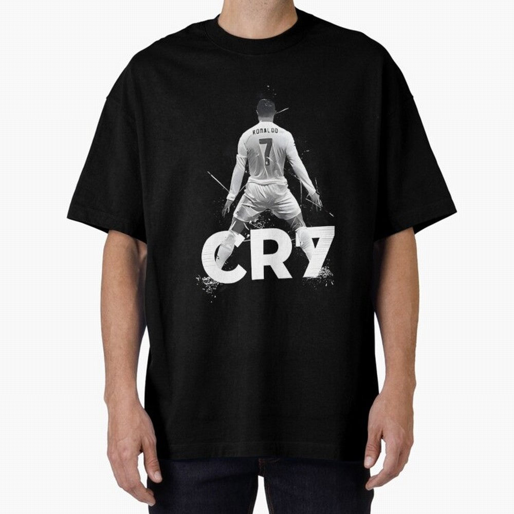 Cr7 Oversized T-Shirt Wear the Spirit of Match Day Hype around FIFA World Cup 2026, Cristiano Ronaldo, Haaland and CR7, England, Fan Favorite Moments, National Team Passion, Big Match Drama and Soccer History; Ideal for Fans Who Follow Messi,