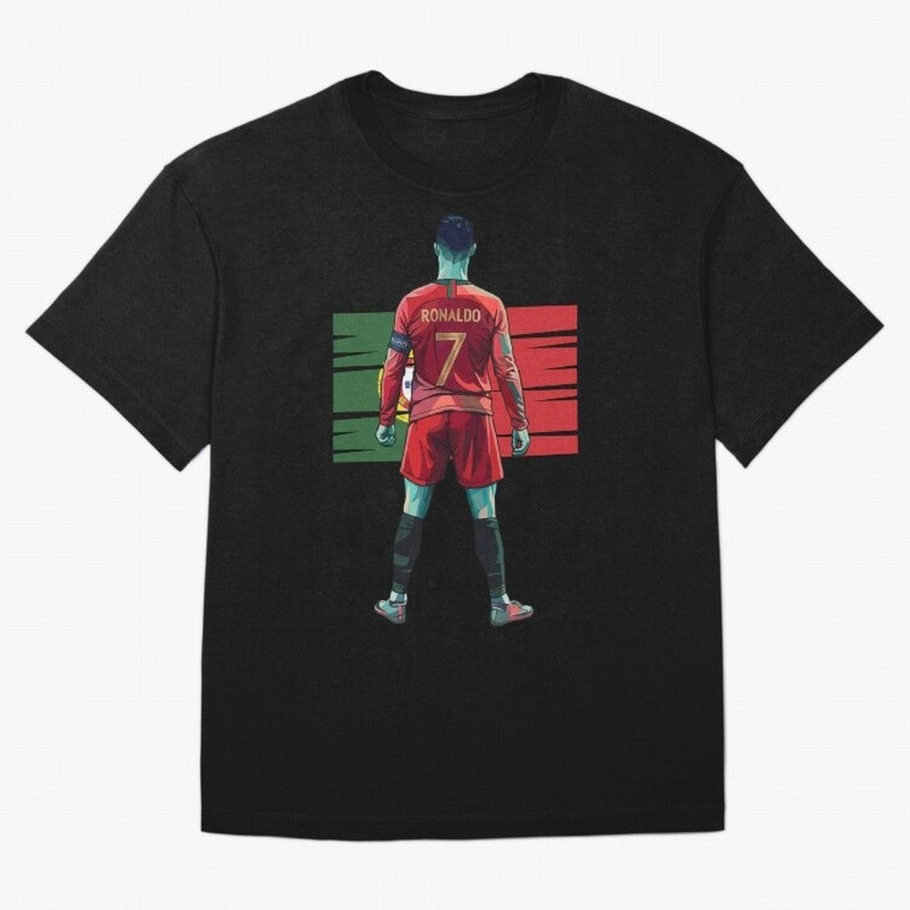 Cristiano Ronaldo Oversized T-Shirt Cheer for FIFA World Cup 2026 with CR7, England, France and Netherlands Energy, Stadium Chants, National Pride, Trophy Dreams and Unforgettable Football Memories; Great for Supporters Who Love Legendary Players,