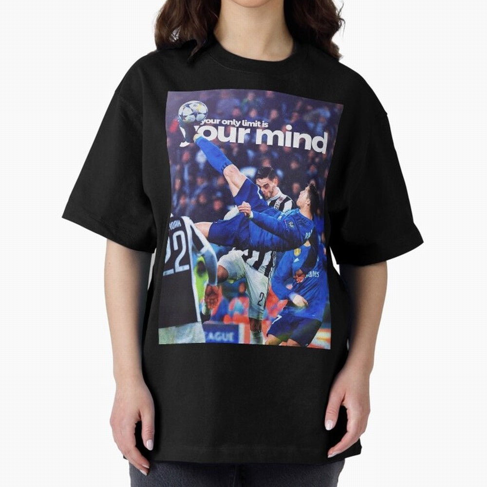 Cristiano Ronaldo - Your only limit is your mind Oversized T-Shirt Bring Global Tournament Vibes to FIFA World Cup 2026 Built around Messi, Neymar and Mbappe, Brazil, Portugal and Argentina Energy, Tournament Hype, Historic Matchups, Family Viewing