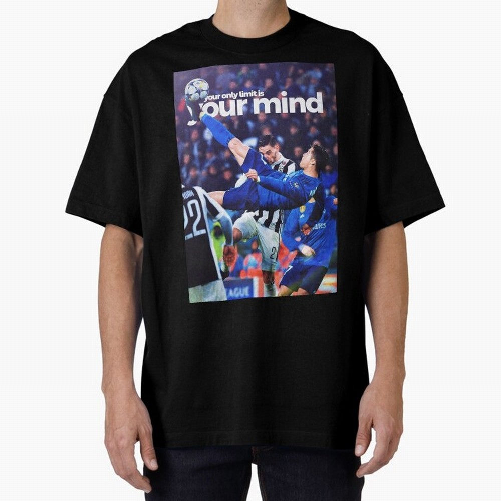 Cristiano Ronaldo - Your only limit is your mind Oversized T-Shirt Bring Global Tournament Vibes to FIFA World Cup 2026 Built around Messi, Neymar and Mbappe, Brazil, Portugal and Argentina Energy, Tournament Hype, Historic Matchups, Family Viewing