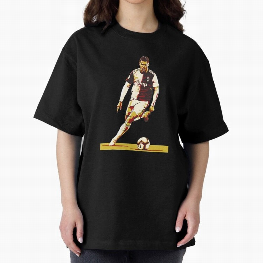 Ronaldo Oversized T-Shirt Support Global Football Passion for FIFA World Cup 2026, Driven by CR7, England and Germany, Supporter Pride, Iconic Celebrations, Legendary Names and Global Match Day Energy; Created for Match Day Parties, Soccer Gifts,