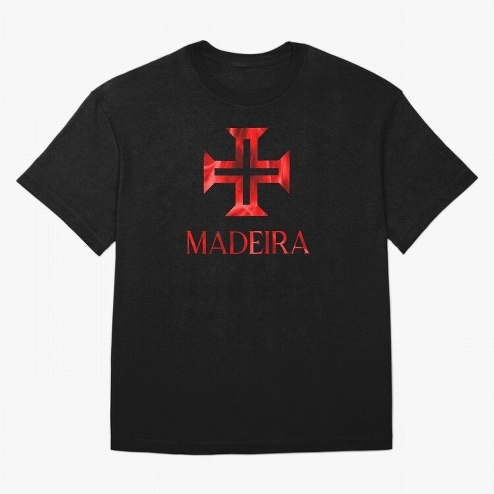 Madeira flames Oversized T-Shirt Feel International Energy from FIFA World Cup 2026 Group Stage Built around CR7, Portugal Energy, Supporter Pride, Iconic Celebrations, Legendary Names and Global Match Day Energy; Ideal for Passionate Fans Who Love