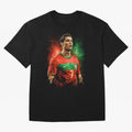 Cristiano Ronaldo Football Legend Oversized T-Shirt Support the Legends of the FIFA World Cup 2026 USA Canada Mexico Journey through Neymar Highlights, Spain Pride, Vintage Soccer Flavor, Modern Football Stars, National Flags and Final Night