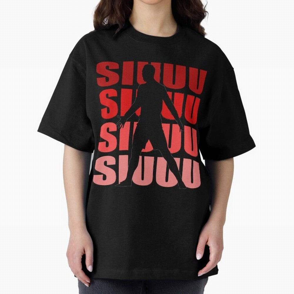 cristiano ronaldo siuuu Oversized T-Shirt Keep Football History Alive during FIFA World Cup 2026 Group Stage Connected to Cristiano Ronaldo, Haaland and CR7, England and Germany Energy, Football Passion, Legendary Performances, Festival Vibes and