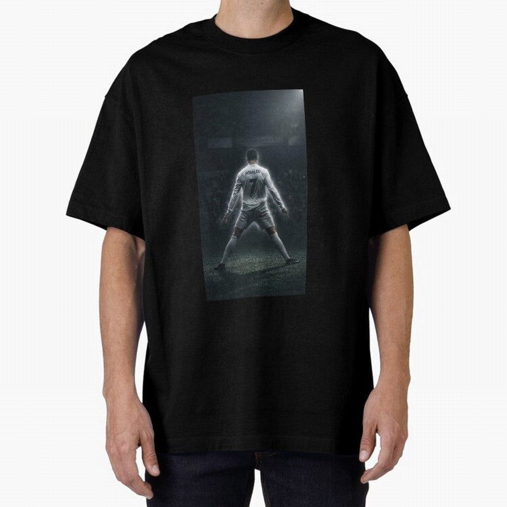 Cristiano Ronaldo Oversized T-Shirt Celebrate the Next Chapter of FIFA World Cup 2026 USA Canada Mexico Spirit, Filled with Brazil, Messi, CR7 and Mbappe, Game Day Rituals, Football Legends, Country Pride and the Road to the Final; Made for Die