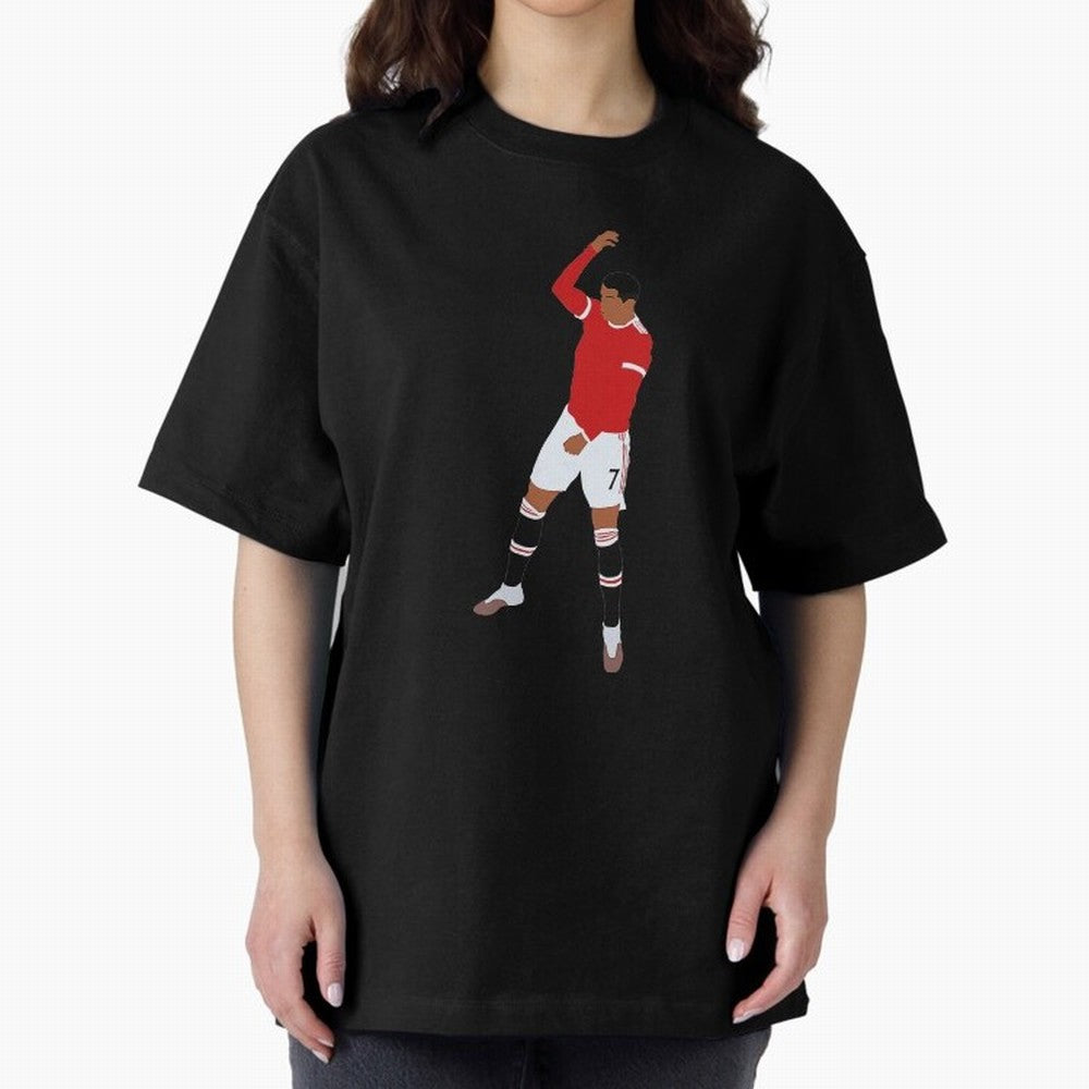 Cristiano Ronaldo Oversized T-Shirt Celebrate Global Football Passion for FIFA World Cup 2026 Group Stage, with Messi, Neymar and Mbappe, Brazil, Portugal and Argentina, Champion Mindset, Group Stage Buzz, Knockout Tension and Passionate Fan