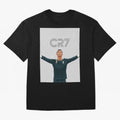 Cristiano Ronaldo CR7 Juventus T-shirt Design Oversized T-Shirt Show Championship Spirit for the FIFA World Cup 2026 Group Stage Journey through Neymar Highlights, Argentina Pride, Tournament Hype, Historic Matchups, Family Viewing Parties and