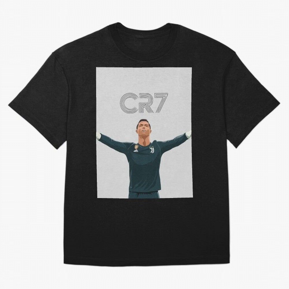 Cristiano Ronaldo CR7 Juventus T-shirt Design Oversized T-Shirt Show Championship Spirit for the FIFA World Cup 2026 Group Stage Journey through Neymar Highlights, Argentina Pride, Tournament Hype, Historic Matchups, Family Viewing Parties and