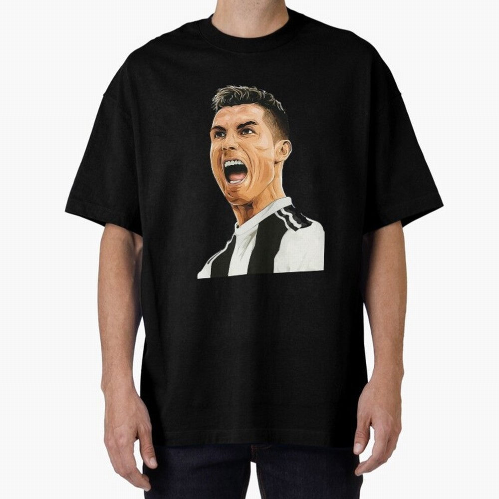 Cristiano Ronaldo Cristiano Ronaldo CR7 Oversized T-Shirt Show Up for the Glory of Global Football Passion for FIFA World Cup 2026, Capturing Neymar, Spain and Netherlands, Match Day Excitement, Supporter Culture, Golden Goals and Global Football
