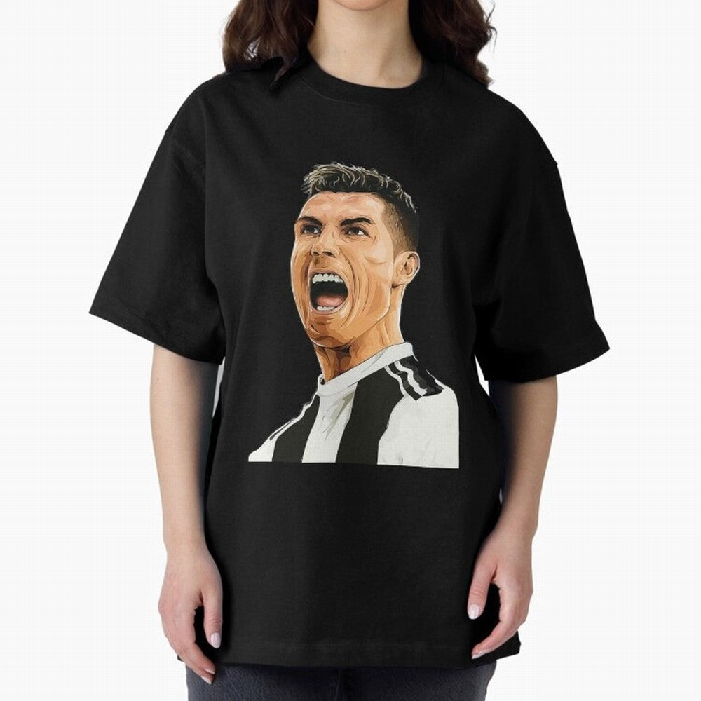 Cristiano Ronaldo Cristiano Ronaldo CR7 Oversized T-Shirt Show Up for the Glory of Global Football Passion for FIFA World Cup 2026, Capturing Neymar, Spain and Netherlands, Match Day Excitement, Supporter Culture, Golden Goals and Global Football