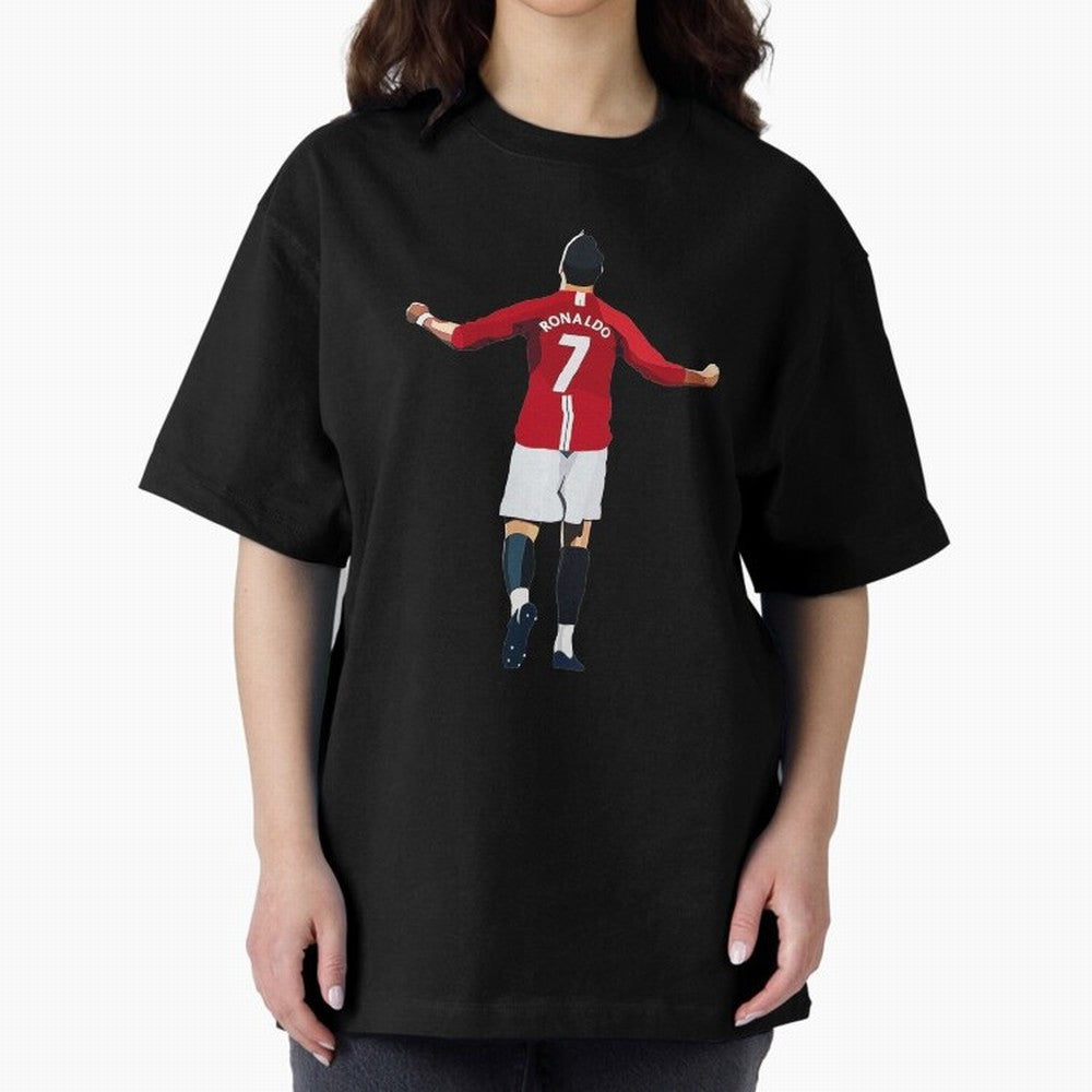Cristiano Ronaldo Oversized T-Shirt Turn Up for Global Football Passion for FIFA World Cup 2026, Connected to Messi, CR7 and Mbappe, Spain, Stadium Memories, Football Loyalty, International Chants and Championship Tradition; Ideal for Football