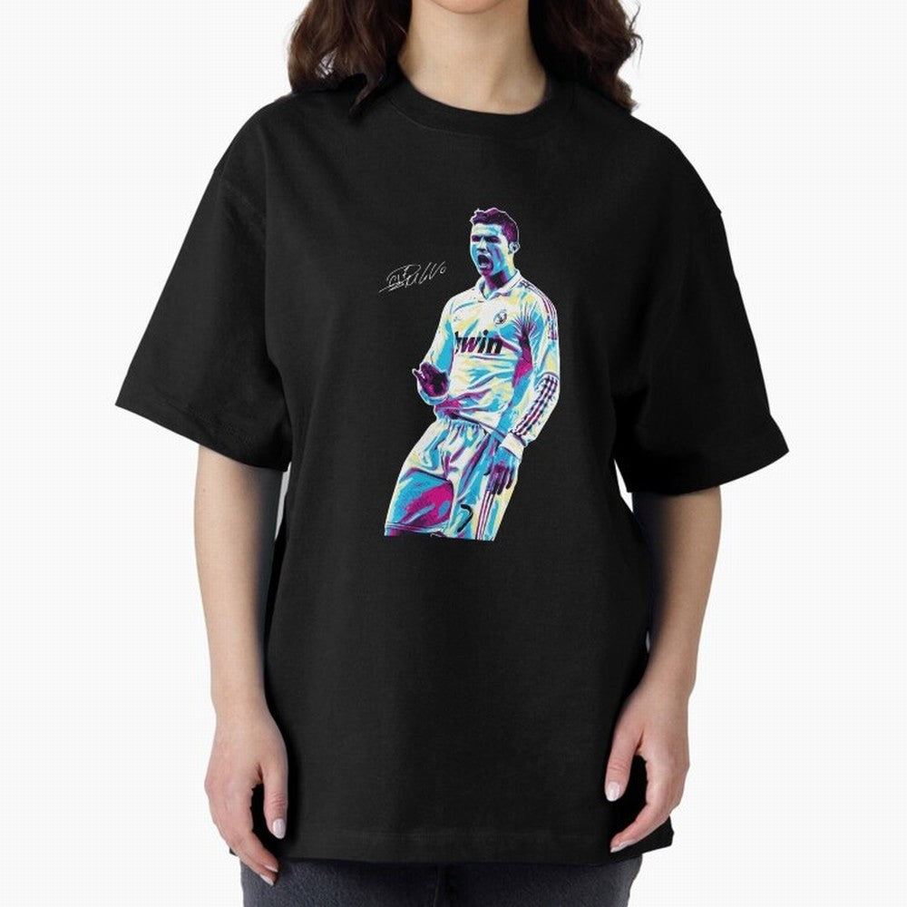 Cristiano Ronaldo Oversized T-Shirt Celebrate Soccer Greatness during Match Day Hype around FIFA World Cup 2026 USA Canada Mexico, Cristiano Ronaldo, Haaland and CR7, Netherlands, Game Day Rituals, Football Legends, Country Pride and the Road to