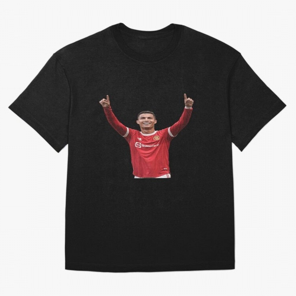 Crisitano Ronaldo Manchester United Oversized T-Shirt Elevate FIFA World Cup 2026 Group Stage Capturing Messi, CR7 and Mbappe, Brazil Energy, Stadium Chants, National Pride, Trophy Dreams and Unforgettable Football Memories; Built for Supporters