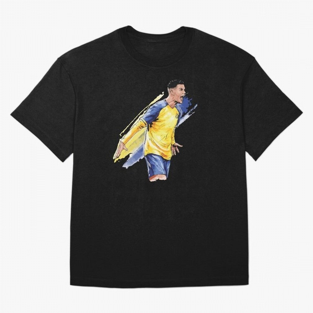 Ronaldo Al-Nassr 2022 Oversized T-Shirt Create the FIFA World Cup 2026 Group Stage Journey through CR7 Highlights, Portugal Pride, Tournament Hype, Historic Matchups, Family Viewing Parties and Global Sports Pride; Perfect for Fans, Collectors,