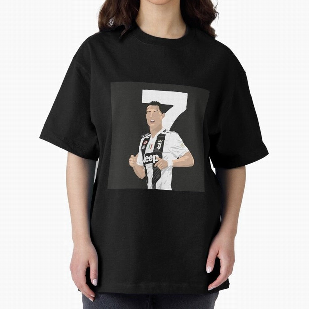 Cristiano Ronaldo Oversized T-Shirt Enjoy FIFA World Cup 2026 with Messi, CR7 and Mbappe, England, France and Netherlands Energy, Tournament Hype, Historic Matchups, Family Viewing Parties and Global Sports Pride; Perfect for People Who Love
