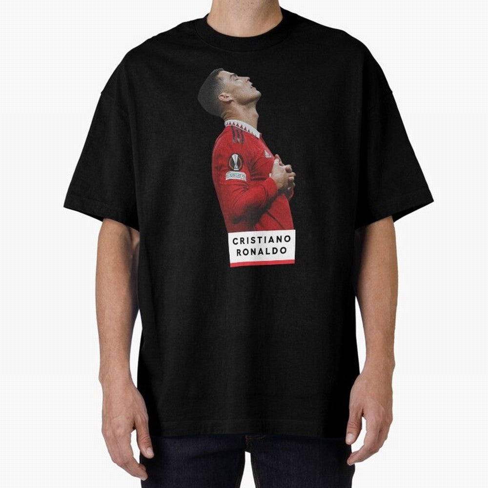 New Celebration Ronaldo Oversized T-Shirt Carry the Dream of FIFA World Cup 2026 USA Canada Mexico for Fans of Cristiano Ronaldo, Haaland and CR7 and Argentina and Brazil, Bringing Retro Football Energy, Iconic Rivalries, Trophy Chase Drama and
