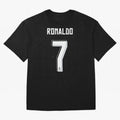 CR7, Cristiano Ronaldo, Cristiano, Ronaldo, oro, portugal, 7, number, dorsal Oversized T-Shirt Spotlight FIFA World Cup 2026 Group Stage with Haaland, Netherlands Energy, Retro Football Energy, Iconic Rivalries, Trophy Chase Drama and Stadium