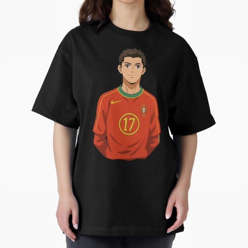 Ronaldo Oversized T-Shirt Bring Supporter Culture to FIFA World Cup 2026 Spirit, Highlighting Spain, Messi and Cristiano Ronaldo, Retro Football Energy, Iconic Rivalries, Trophy Chase Drama and Stadium Atmosphere; Perfect for People Who Love