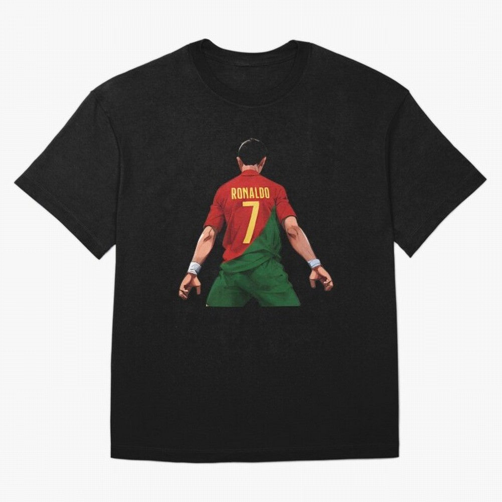 Cristiano Ronaldo Oversized T-Shirt Make Memories around Match Day Hype around FIFA World Cup 2026 Group Stage, Messi, France, Vintage Soccer Flavor, Modern Football Stars, National Flags and Final Night Emotion; Built for Supporters Chasing Trophy