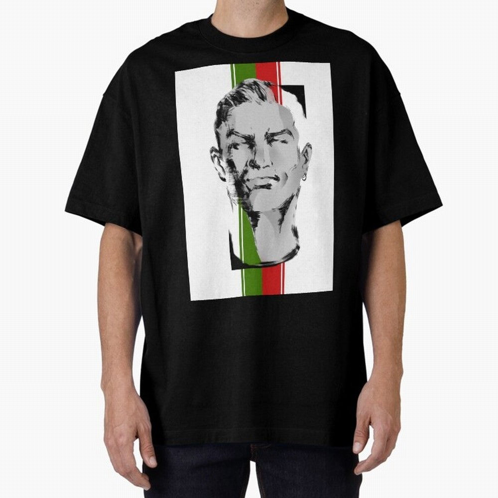 Cristiano Oversized T-Shirt Spotlight Match Day Hype around FIFA World Cup 2026, Neymar, Haaland and Cristiano Ronaldo, Germany, Classic Soccer Heritage, Championship Pressure, Fan Loyalty and International Pride; Built for Supporters Chasing