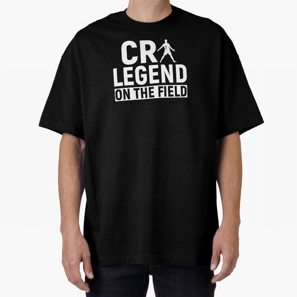 Cr7 Legend On The Field Oversized T-Shirt Show Support during Global Football Passion for FIFA World Cup 2026 Group Stage, Made for Haaland and Mbappe, Spain and Netherlands, Global Supporter Spirit, Legendary Goals, National Colors and Tournament