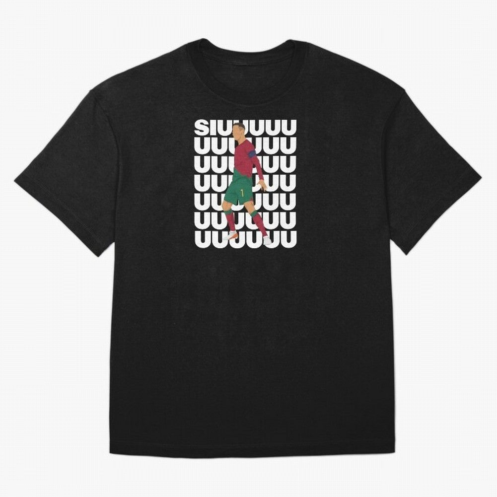 SIUUUUUU! Ronaldo Oversized T-Shirt Make the Season About Global Football Passion for FIFA World Cup 2026 Group Stage, Driven by Cristiano Ronaldo, Netherlands, Championship Spirit, Famous Goals, Roaring Crowds and International Football Unity;