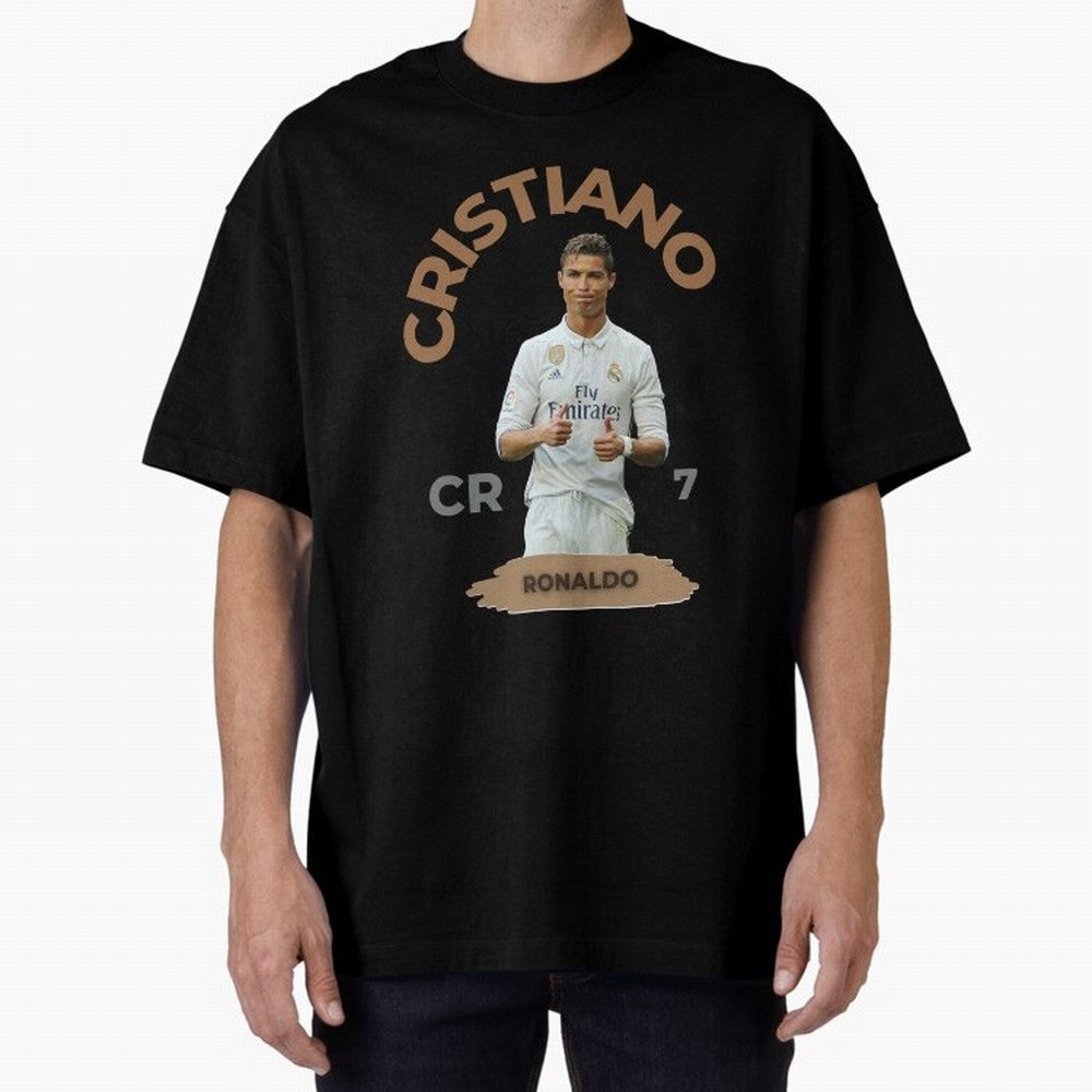 Essential Cristiano Ronaldo Siuuu Oversized T-Shirt Bring Home Global Football Passion for FIFA World Cup 2026 USA Canada Mexico, Inspired by Mbappe, England and Germany, Stadium Memories, Football Loyalty, International Chants and Championship