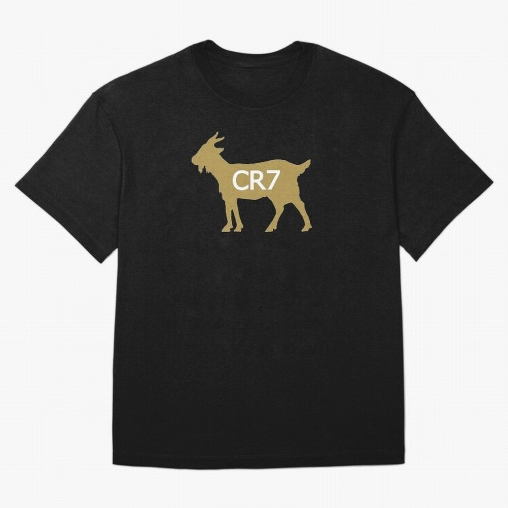 CR7 GOAT Gold B Oversized T-Shirt Enjoy the Biggest Football Party of FIFA World Cup 2026 Group Stage Filled with Messi, Neymar and Mbappe, Netherlands Energy, Goal Celebration Energy, Supporter Heritage, Football Icons and Worldwide Tournament