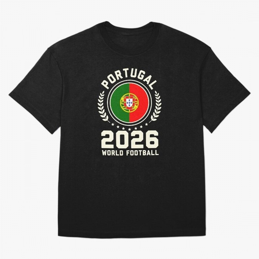 Portugal 2026 World Football Oversized T-Shirt Cheer for Match Day Hype around FIFA World Cup 2026, CR7, Argentina, Stadium Memories, Football Loyalty, International Chants and Championship Tradition; Great for Supporters Who Love Legendary