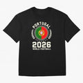 Portugal 2026 World Football Oversized T-Shirt Cheer for Match Day Hype around FIFA World Cup 2026, CR7, Argentina, Stadium Memories, Football Loyalty, International Chants and Championship Tradition; Great for Supporters Who Love Legendary