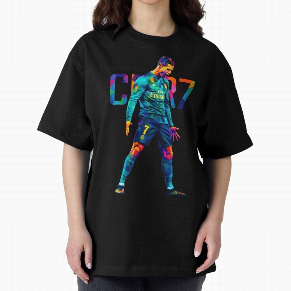 Ronaldo Cr7 Wpap Art Oversized T-Shirt Make Game Day About the FIFA World Cup 2026 Journey through Cristiano Ronaldo, Haaland and CR7 Highlights, England, France and Netherlands Pride, Champion Mindset, Group Stage Buzz, Knockout Tension and