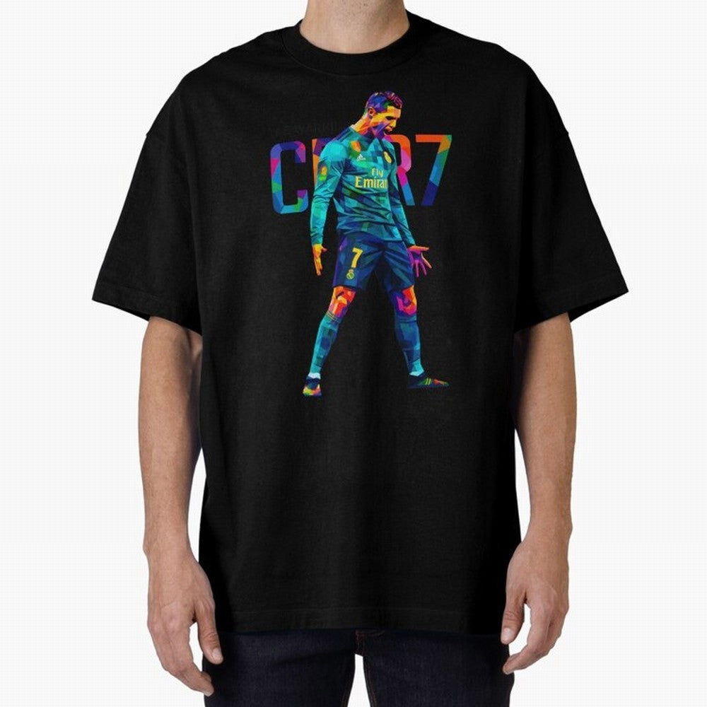 Ronaldo Cr7 Wpap Art Oversized T-Shirt Make Game Day About the FIFA World Cup 2026 Journey through Cristiano Ronaldo, Haaland and CR7 Highlights, England, France and Netherlands Pride, Champion Mindset, Group Stage Buzz, Knockout Tension and