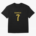 Cristiano Ronaldo 2024 Oversized T-Shirt Support FIFA World Cup 2026 for Fans of Messi and Argentina and Brazil, Bringing Vintage Soccer Flavor, Modern Football Stars, National Flags and Final Night Emotion; Great for Supporters Who Love Legendary