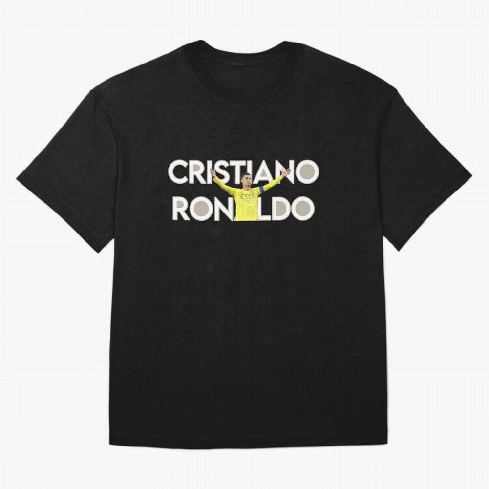 Cristiano Ronaldo Oversized T-Shirt Showcase FIFA World Cup 2026 Group Stage for Fans of CR7 and Messi and France, Bringing Match Day Excitement, Supporter Culture, Golden Goals and Global Football Passion; Ideal for Passionate Fans Who Love