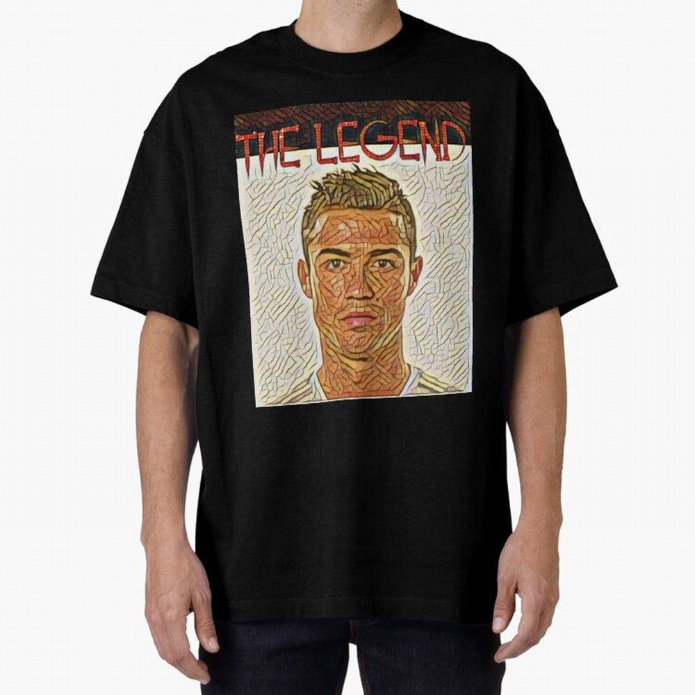 Cristiano Ronaldo Oversized T-Shirt Make Memories around Global Football Passion for FIFA World Cup 2026 Group Stage, Filled with Messi, Neymar and Mbappe, Brazil, Worldwide Fan Energy, Dramatic Goals, Stadium Lights and Championship Celebrations;