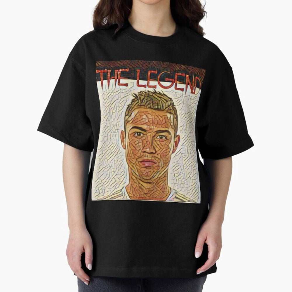 Cristiano Ronaldo Oversized T-Shirt Make Memories around Global Football Passion for FIFA World Cup 2026 Group Stage, Filled with Messi, Neymar and Mbappe, Brazil, Worldwide Fan Energy, Dramatic Goals, Stadium Lights and Championship Celebrations;