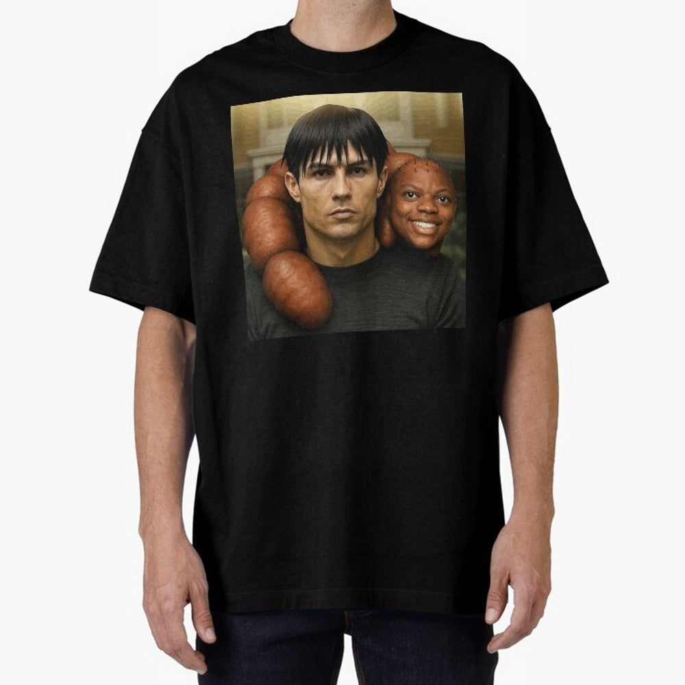 Ronaldo and Speed Oversized T-Shirt Bring a Champion Mindset to Global Football Passion for FIFA World Cup 2026, Capturing Mbappe and Neymar, England, France and Netherlands, Classic Soccer Heritage, Championship Pressure, Fan Loyalty and