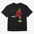 Cristiano Ronaldo Oversized T-Shirt Show Match Day Excitement for Match Day Hype around FIFA World Cup 2026, Haaland, Brazil, Retro Football Energy, Iconic Rivalries, Trophy Chase Drama and Stadium Atmosphere; Made for Die Hard Supporters, Soccer