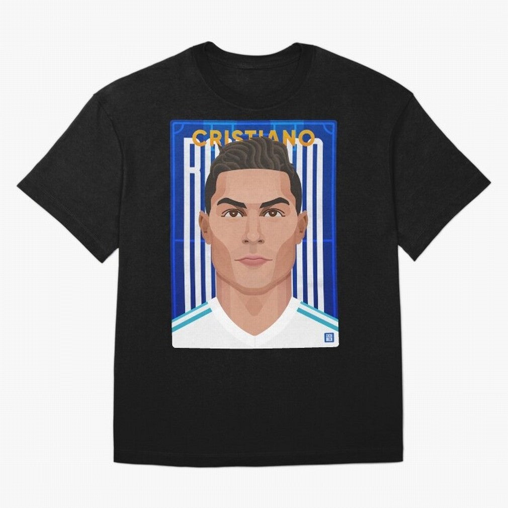 Cristiano Ronaldo (RM) | The Commander Oversized T-Shirt Experience FIFA World Cup 2026 for Fans of Messi, CR7 and Mbappe and England and Germany, Bringing Champion Mindset, Group Stage Buzz, Knockout Tension and Passionate Fan Culture; Perfect for