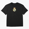 RE-AL-MAD-RID- Logo FC Merchandise Oversized T-Shirt Enjoy the Biggest Football Party of FIFA World Cup 2026 USA Canada Mexico Celebrating CR7, Netherlands Energy, Championship Spirit, Famous Goals, Roaring Crowds and International Football Unity;