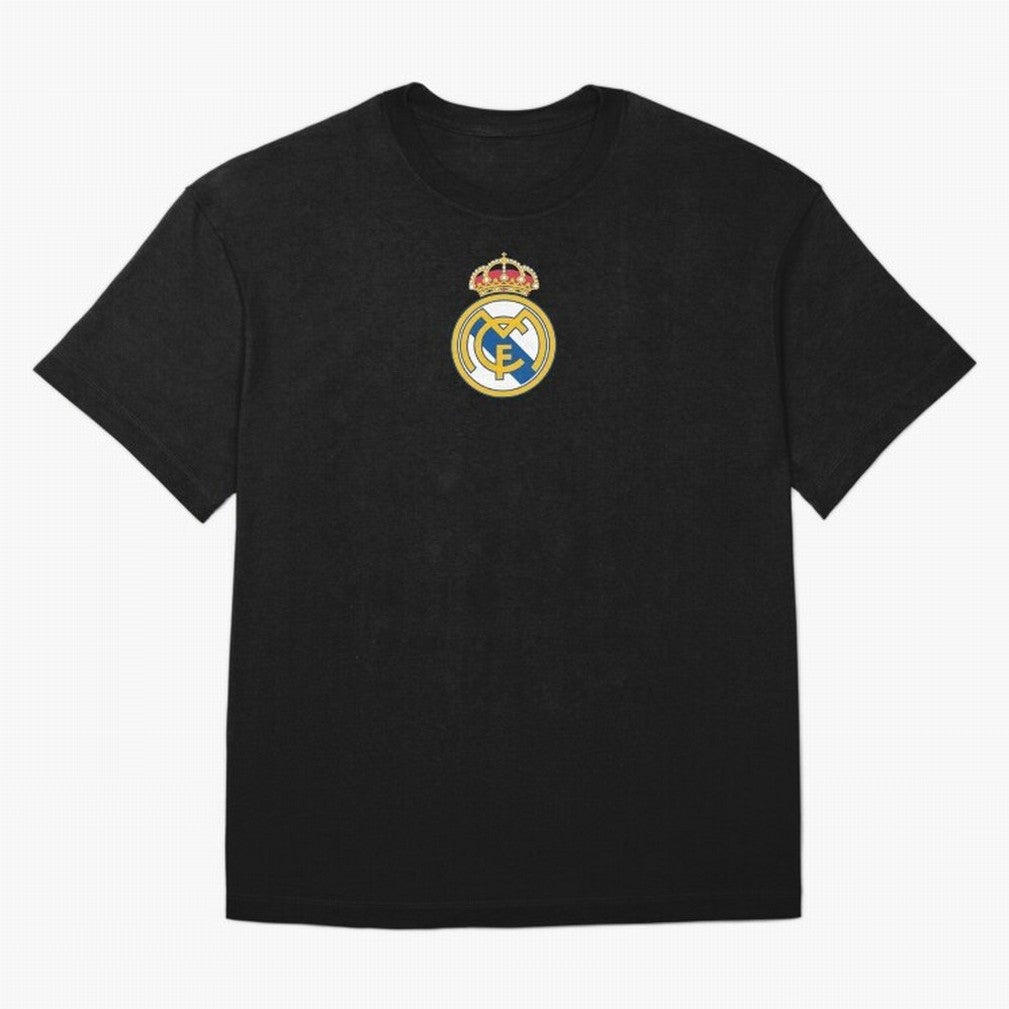RE-AL-MAD-RID- Logo FC Merchandise Oversized T-Shirt Enjoy the Biggest Football Party of FIFA World Cup 2026 USA Canada Mexico Celebrating CR7, Netherlands Energy, Championship Spirit, Famous Goals, Roaring Crowds and International Football Unity;
