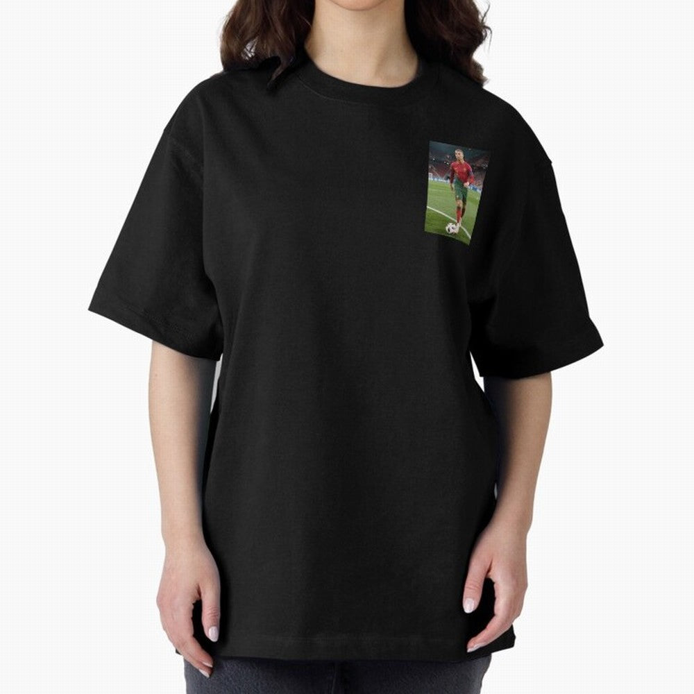 CR7 Oversized T-Shirt Celebrate Unforgettable Nights in Global Football Passion for FIFA World Cup 2026 USA Canada Mexico, Connected to Neymar, Haaland and Cristiano Ronaldo, Germany, Championship Spirit, Famous Goals, Roaring Crowds and