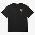 Manchester United Classic Shield Oversized T-Shirt Celebrate Fan Culture around FIFA World Cup 2026 USA Canada Mexico Spirit, Celebrating Argentina, Messi, Championship Spirit, Famous Goals, Roaring Crowds and International Football Unity; Great