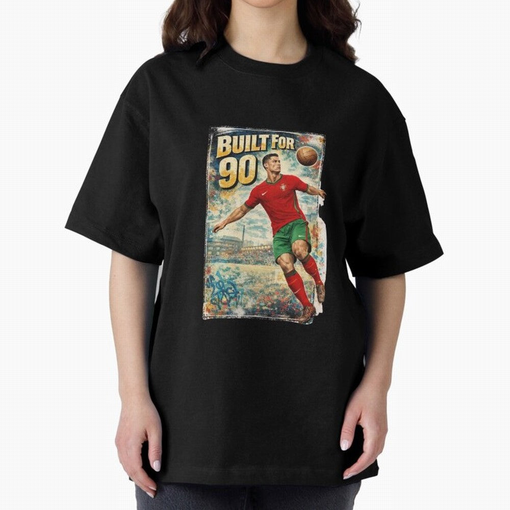 Built For 90 ¨C Vintage Football Streetwear Poster Oversized T-Shirt Bring Match Day Fire to the FIFA World Cup 2026 Journey through Haaland Highlights, Netherlands Pride, Stadium Memories, Football Loyalty, International Chants and Championship