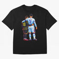 2 GOATS Oversized T-Shirt Celebrate Fan Favorites in the FIFA World Cup 2026 Group Stage Journey through Haaland Highlights, Brazil, Portugal and Argentina Pride, Classic Soccer Heritage, Championship Pressure, Fan Loyalty and International Pride;