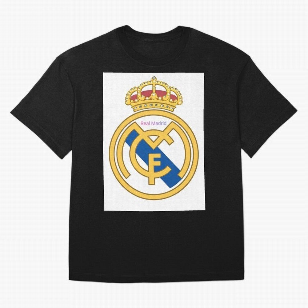 Real Madrid Gold Oversized T-Shirt Feel the FIFA World Cup 2026 Journey through CR7 Highlights, Argentina and Brazil Pride, Retro Football Energy, Iconic Rivalries, Trophy Chase Drama and Stadium Atmosphere; Ideal for Football Dads, Football Moms,
