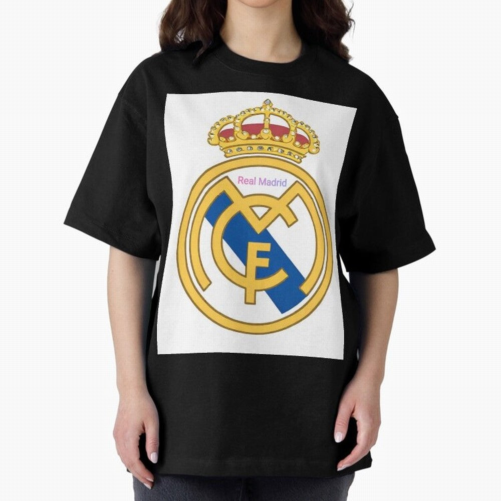 Real Madrid Gold Oversized T-Shirt Feel the FIFA World Cup 2026 Journey through CR7 Highlights, Argentina and Brazil Pride, Retro Football Energy, Iconic Rivalries, Trophy Chase Drama and Stadium Atmosphere; Ideal for Football Dads, Football Moms,