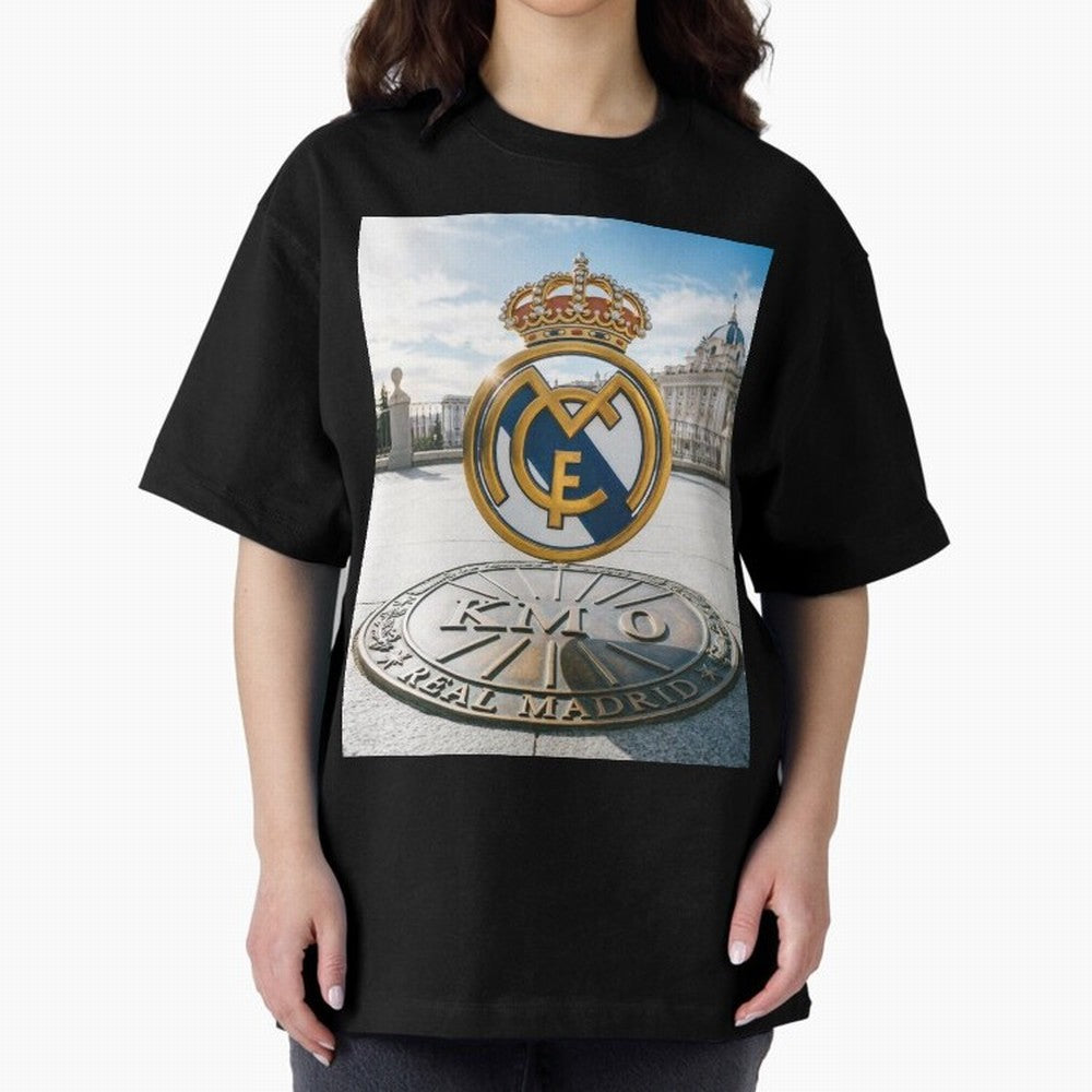 Madrid Futbol km0 Oversized T-Shirt Join the FIFA World Cup 2026 Journey through Neymar Highlights, Brazil Pride, Stadium Memories, Football Loyalty, International Chants and Championship Tradition; Created for Match Day Parties, Soccer Gifts, Fan