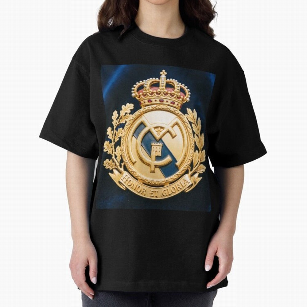 Madrid Honor y Gloria Oversized T-Shirt Bring Stadium Energy to the FIFA World Cup 2026 Group Stage Journey through Messi and Cristiano Ronaldo Highlights, Portugal Pride, Global Supporter Spirit, Legendary Goals, National Colors and Tournament